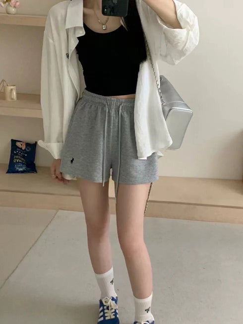 Women Drawstring Summer Shorts